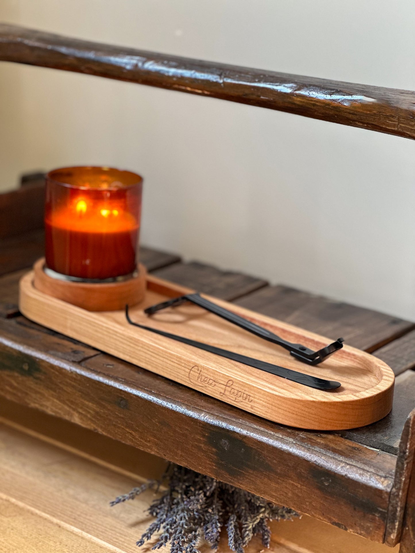 Candle Holder & Tray