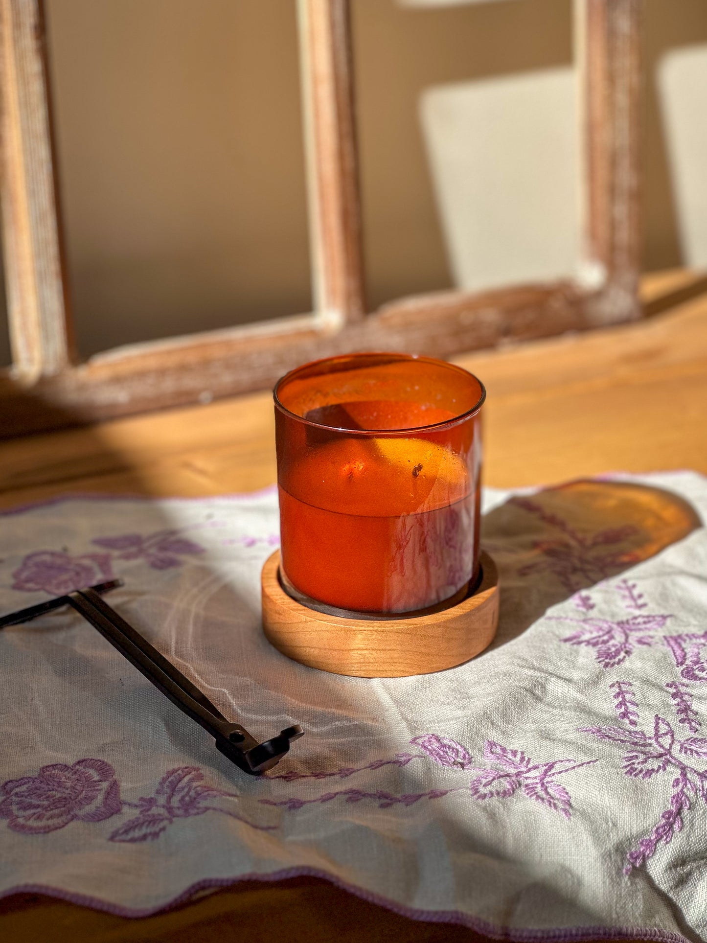 Candle Holder & Tray