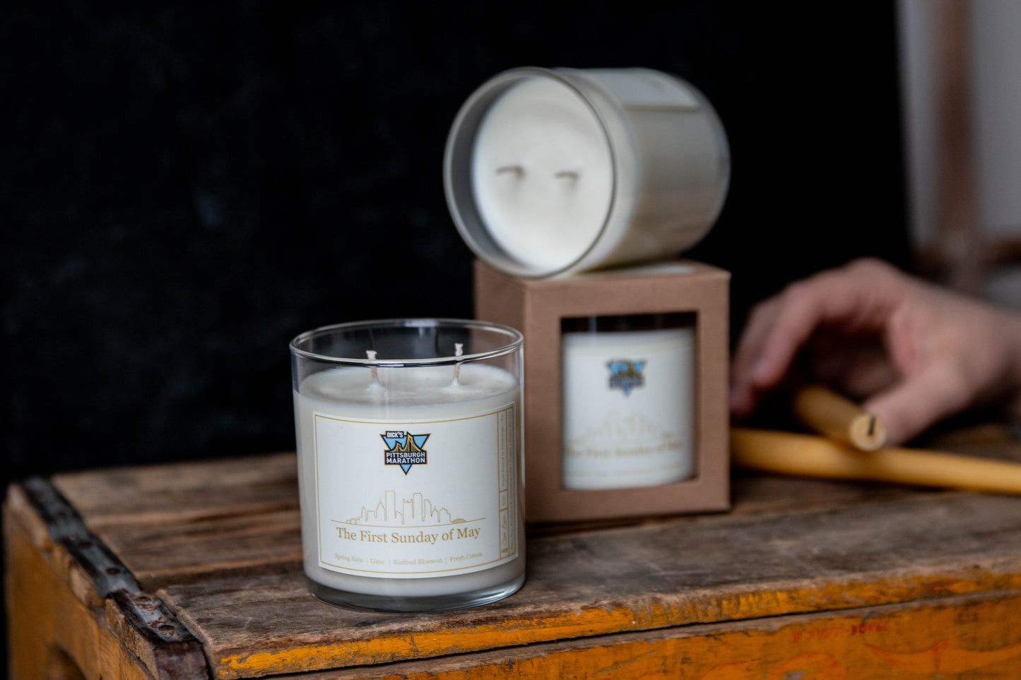 The First Sunday of May, Pittsburgh Marathon Candle