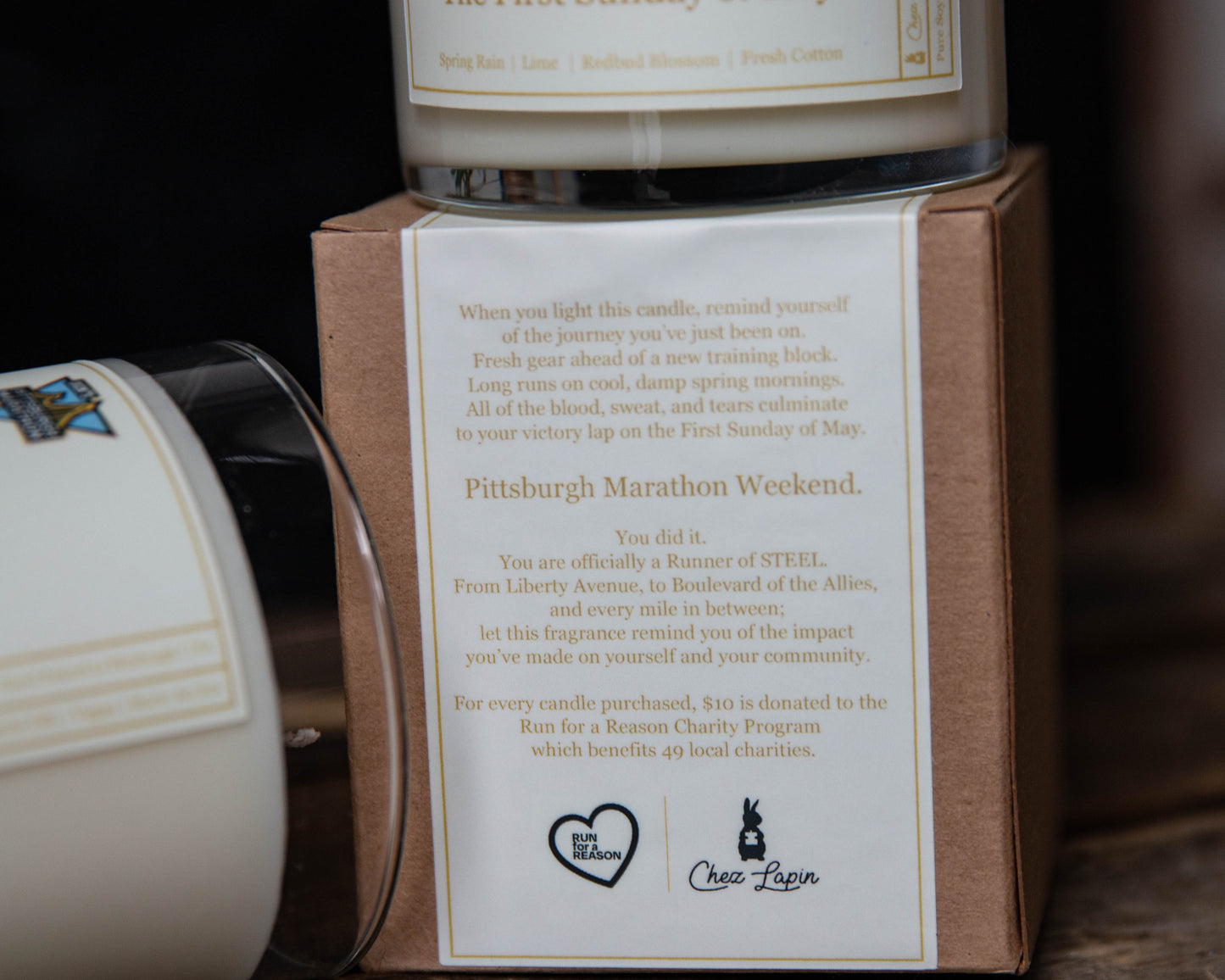 The First Sunday of May, Pittsburgh Marathon Candle