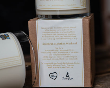 The First Sunday of May, Pittsburgh Marathon Candle